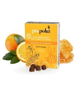 Gommes de propolis miel-orange, 45 g